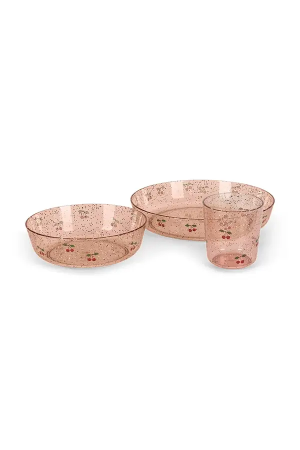 Konges Sløjd Konges Sløjd komplet posode otroški SPARKLY DINNER SET