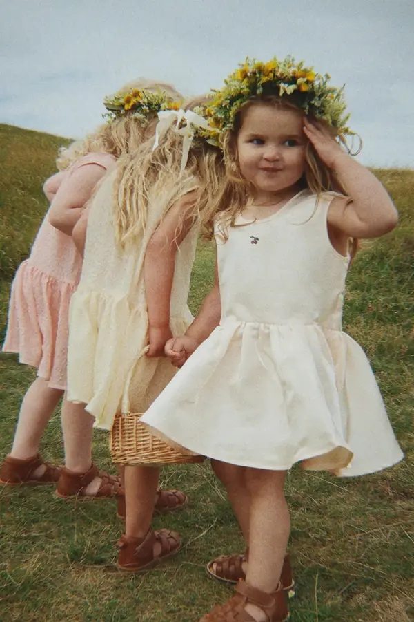 Konges Sløjd Konges Sløjd obleka A-kroja BELLIS DRESS GRS
