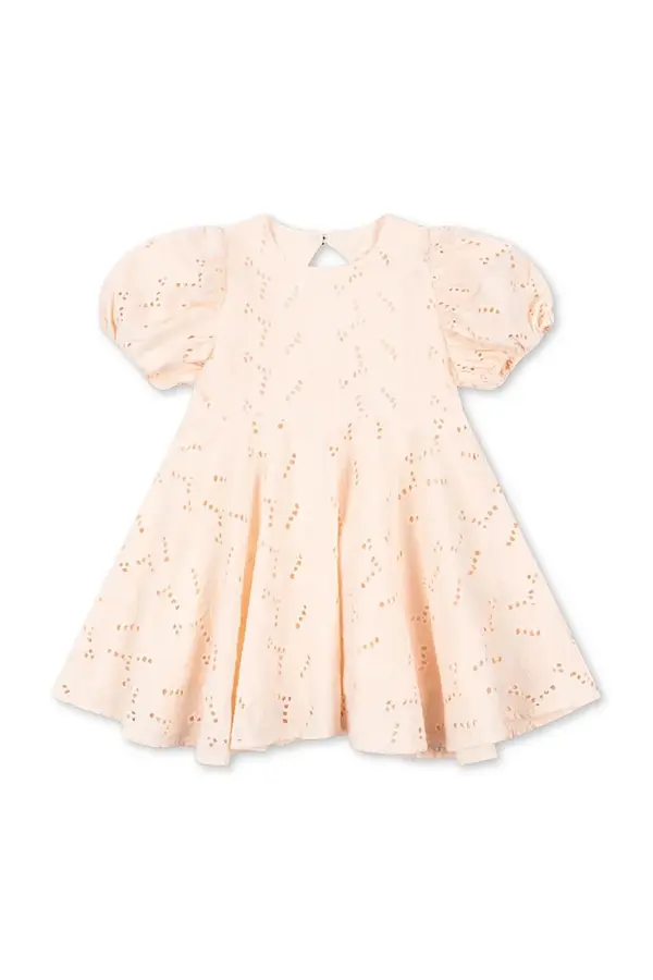 Konges Sløjd Konges Sløjd obleka bombažna GLAISE DRESS GOTS