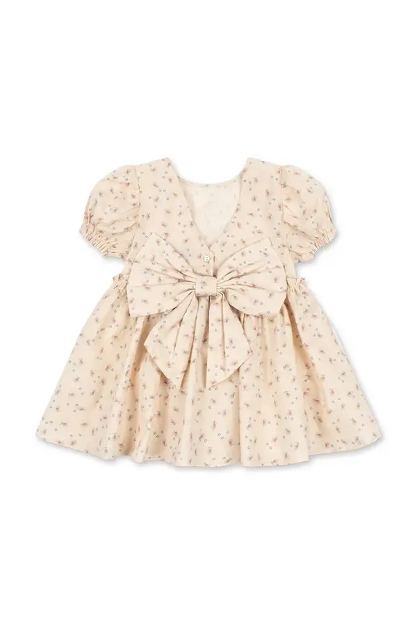Konges Sløjd Konges Sløjd obleka EVIA BOW DRESS GOTS