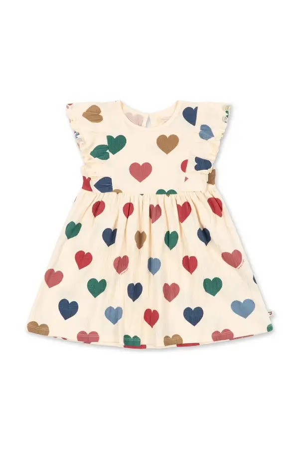 Konges Sløjd Konges Sløjd obleka z bombažem CHLEO DRESS GOTS