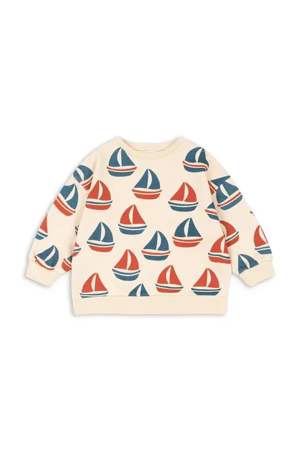 Konges Sløjd Konges Sløjd Otroški bombažen pulover Konges Sløjd LOUPY LOU SWEAT SHIRT OCS