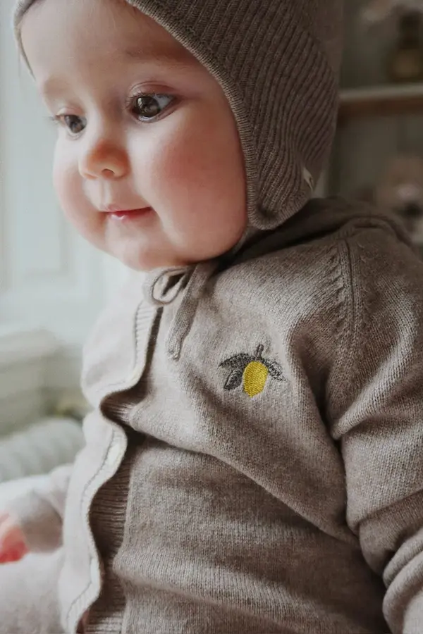 Konges Sløjd Konges Sløjd Pajac za dojenčka Konges Sløjd MATTOU KNIT ONESIE