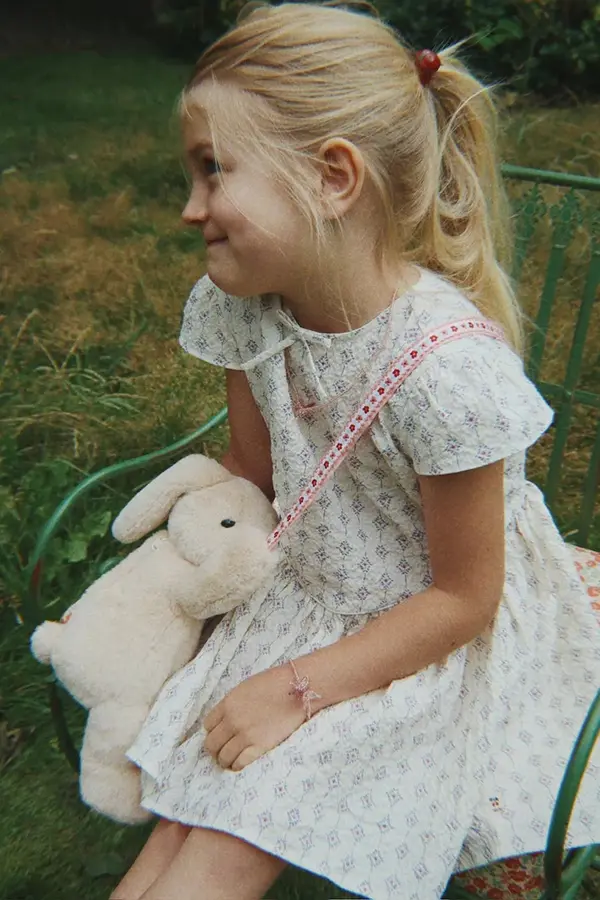 Konges Sløjd Konges Sløjd poletna obleka z bombažem AVA DRESS GOTS