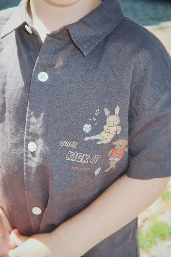 Konges Sløjd Konges Sløjd srajca otroška bombažna HARVEY SS SHIRT GOTS