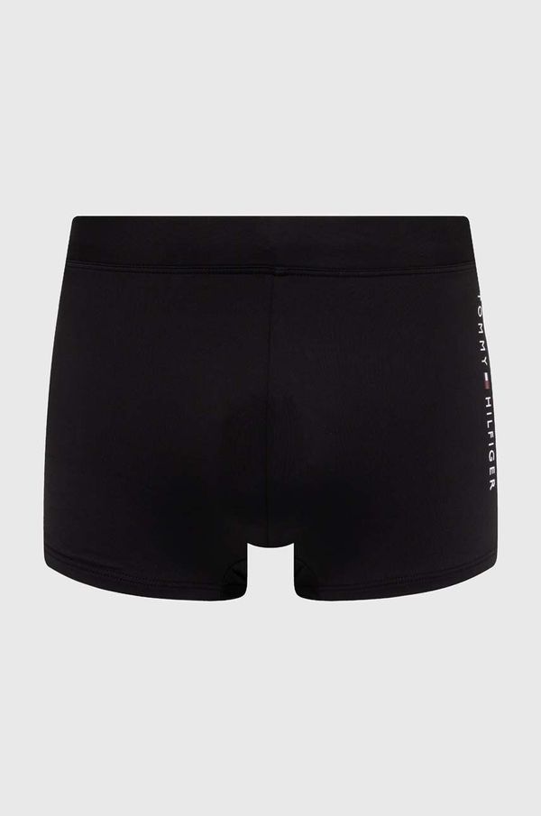 Tommy Hilfiger Kopalne hlače Tommy Hilfiger črna barva, UM0UM03205