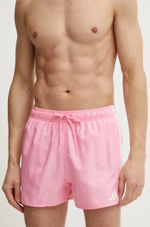 adidas Kopalne kratke hlače adidas 3S BLD SH 3IN roza barva, JD6520