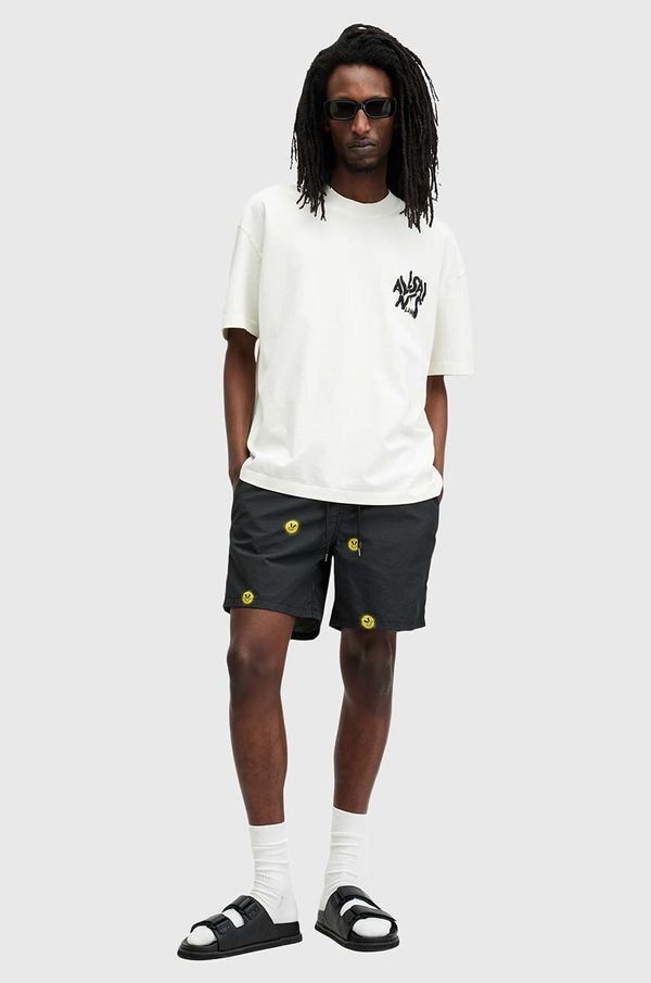 AllSaints Kopalne kratke hlače AllSaints SUNSMIRK moške, črna barva, M006WA