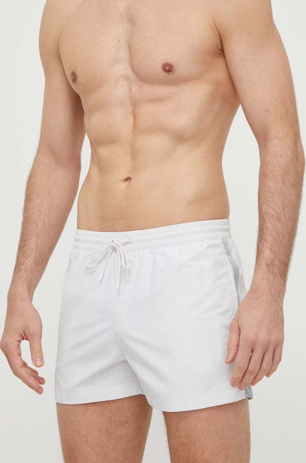 Calvin Klein Kopalne kratke hlače Calvin Klein bela barva