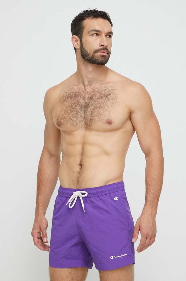 Champion Kopalne kratke hlače Champion vijolična barva