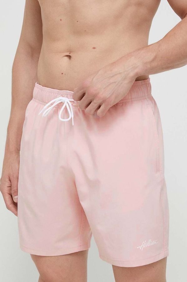 Hollister Co. Kopalne kratke hlače Hollister Co. roza barva