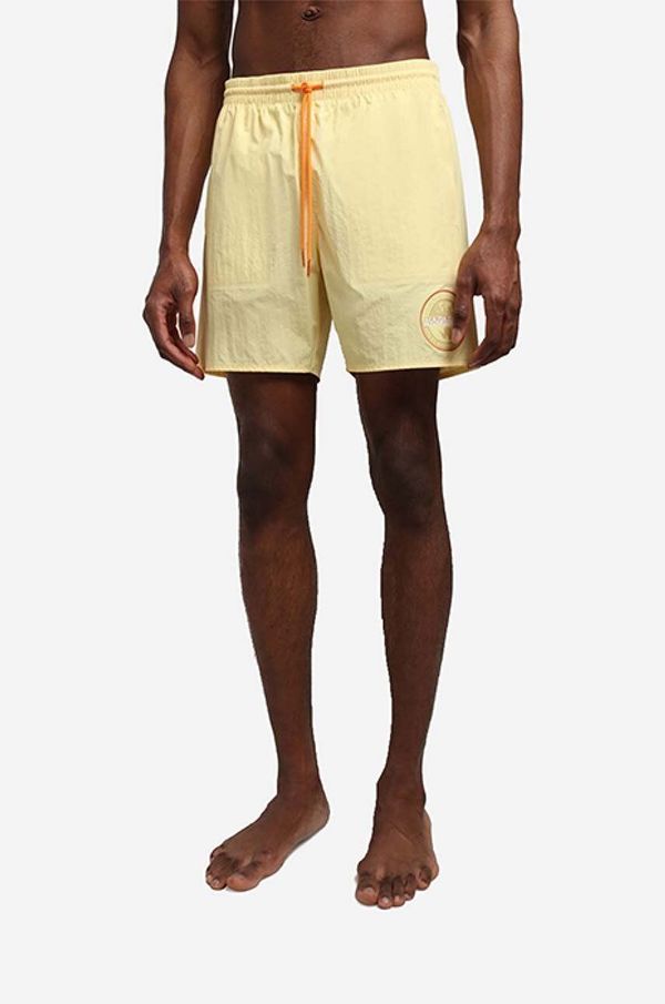 Napapijri Kopalne kratke hlače Napapijri moški, rumena barva