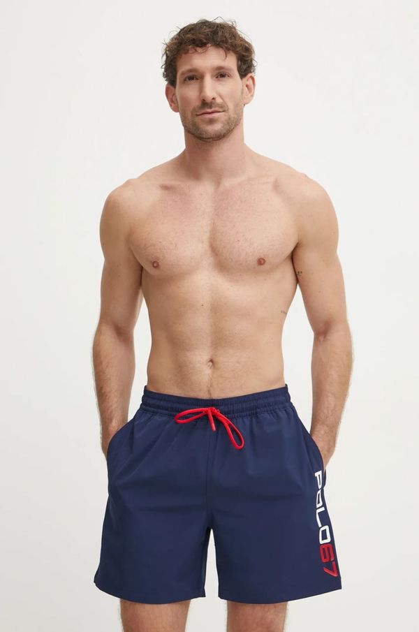 Polo Ralph Lauren Kopalne kratke hlače Polo Ralph Lauren mornarsko modra barva, 710958076