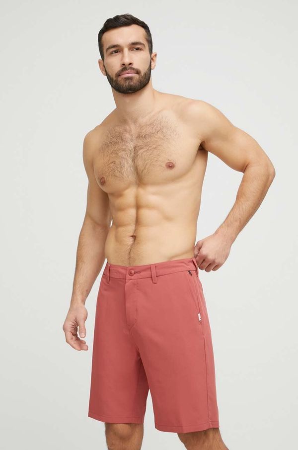 Quiksilver Kopalne kratke hlače Quiksilver moški, rdeča barva