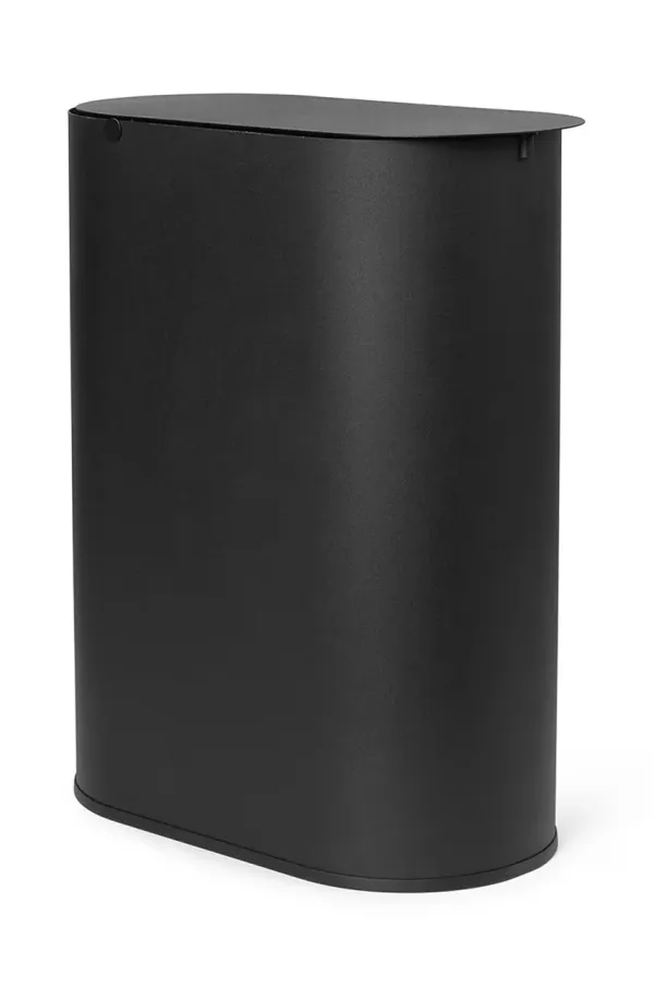 ferm LIVING Koš za smeti ferm LIVING Enkel Bin 19 L črna barva
