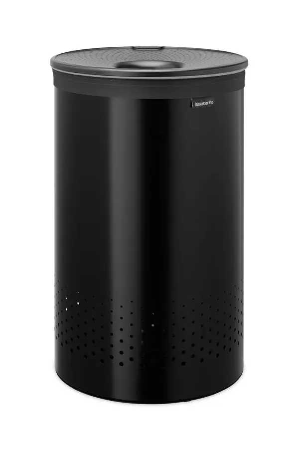 Brabantia Košara za pranje Brabantia 60 L črna barva