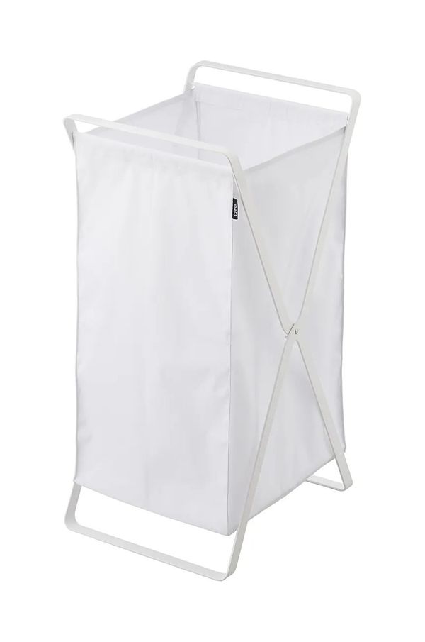 Yamazaki Košara za pranje Yamazaki Tower 45 L bela barva