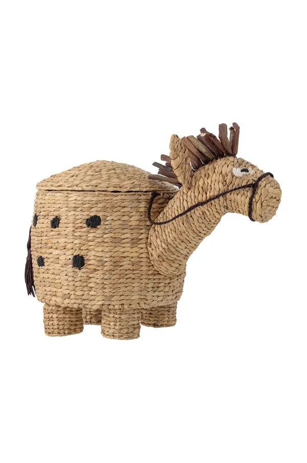 Bloomingville Košara za shranjevanje Bloomingville Bobbi bež barva