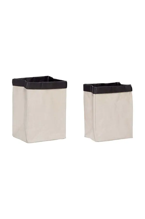 Hübsch Košara za shranjevanje Hübsch Landromat 38 x 25 x 50 / 39 x 34 x 55 cm. 2-pack