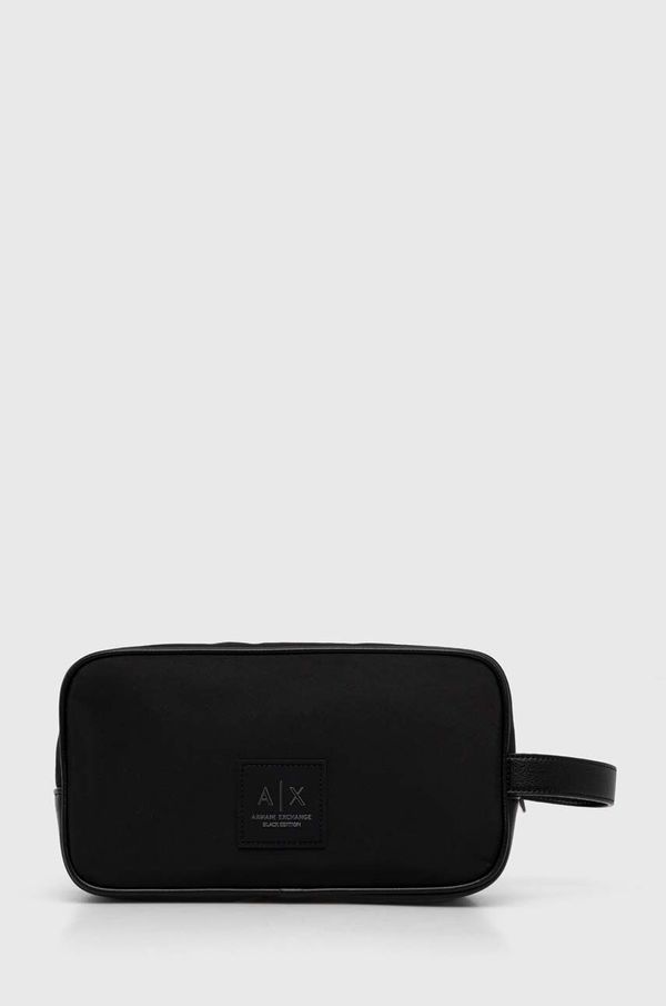 Armani Exchange Kozmetična torbica Armani Exchange črna barva, XM000108 AF10406