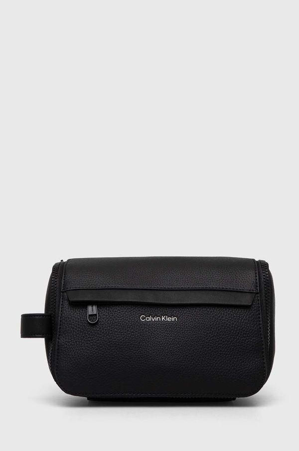 Calvin Klein Kozmetična torbica Calvin Klein črna barva