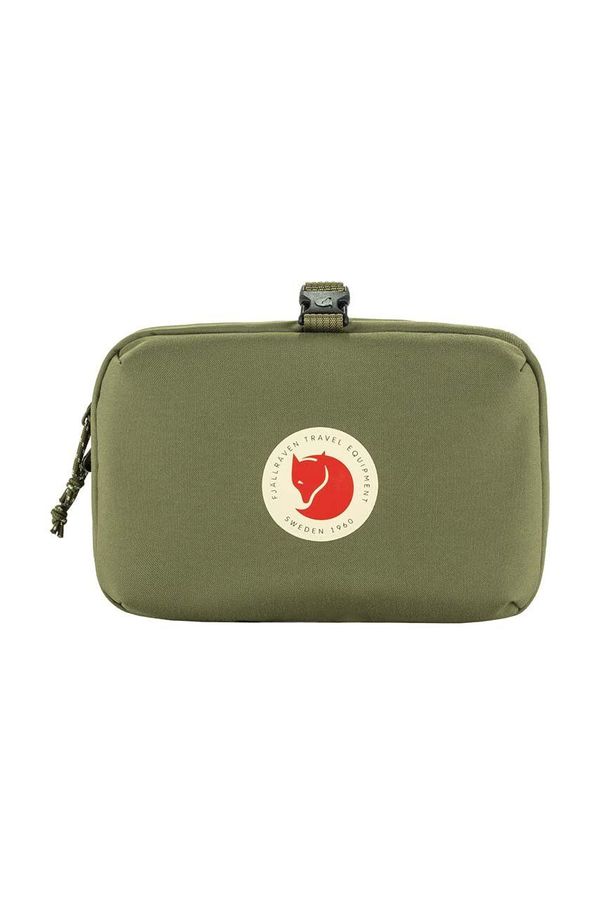 Fjallraven Kozmetična torbica Fjallraven Färden Necessity zelena barva, F23100160.620