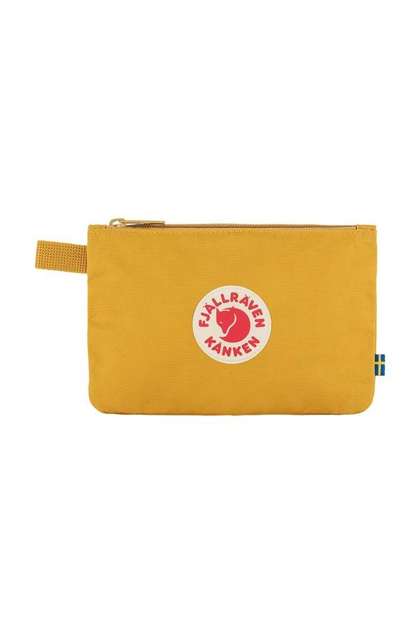 Fjallraven Kozmetična torbica Fjallraven Kanken Gear Pocket rumena barva, F25863