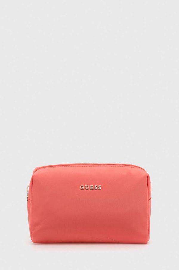 Guess Kozmetična torbica Guess roza barva
