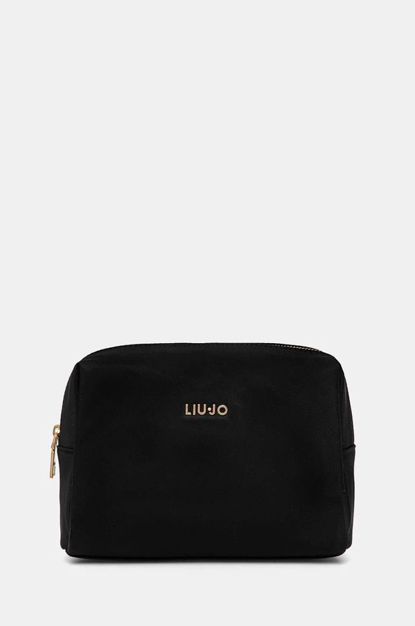 Liu Jo Kozmetična torbica Liu Jo črna barva, AA5248 T4559