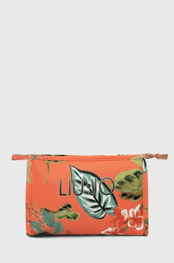 Liu Jo Kozmetična torbica Liu Jo oranžna barva