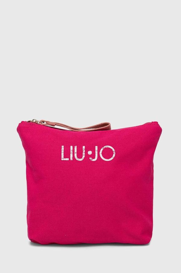 Liu Jo Kozmetična torbica Liu Jo roza barva