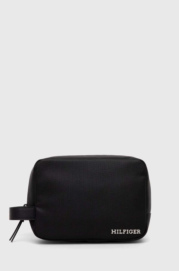 Tommy Hilfiger Kozmetična torbica Tommy Hilfiger črna barva