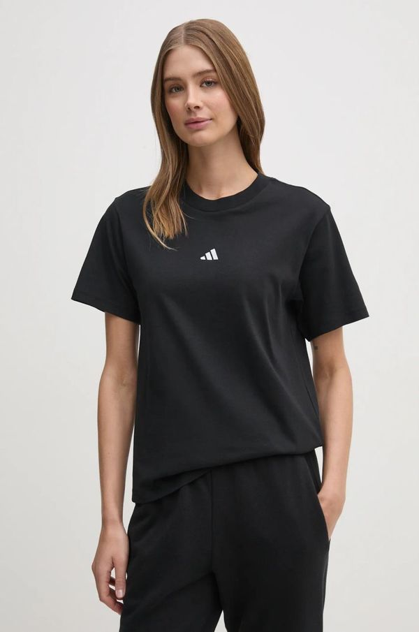 adidas Kratka majica adidas Essentials ženska, črna barva, JC5943