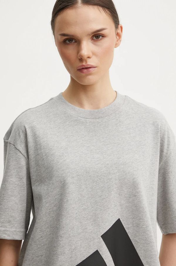 adidas Kratka majica adidas Essentials ženska, siva barva, JG8738