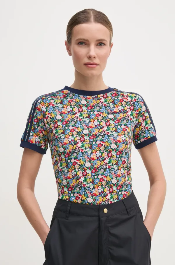 adidas Originals Kratka majica adidas Originals Liberty ženska, mornarsko modra barva, JC7776