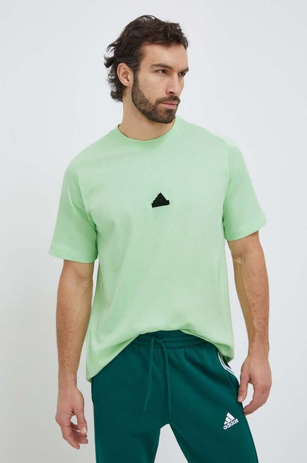 adidas Kratka majica adidas ZNE moška, zelena barva