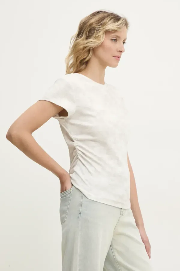 Answear Lab Kratka majica Answear Lab ženski, siva barva