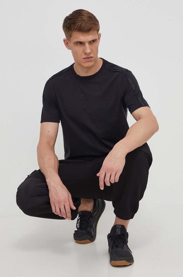 Calvin Klein Performance Kratka majica Calvin Klein Performance moški, črna barva