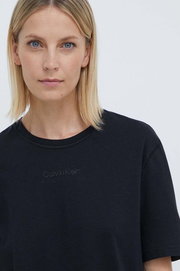 Calvin Klein Performance Kratka majica Calvin Klein Performance ženski, črna barva