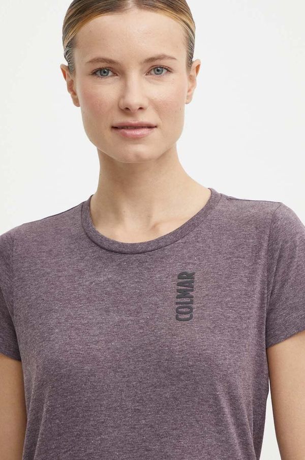 Colmar Kratka majica Colmar ženski, bordo barva