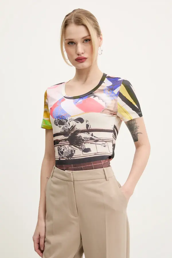 Desigual Kratka majica Desigual COLLAGE