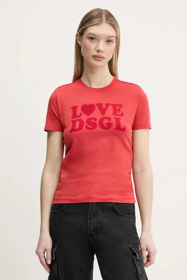 Desigual Kratka majica Desigual LOVE DSGL