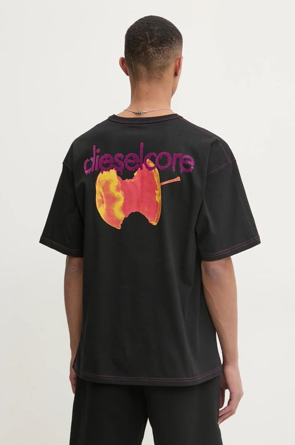 Diesel Kratka majica Diesel T-BOXT-R18 T-SHIRT moška, črna barva, A16689.0AKAK