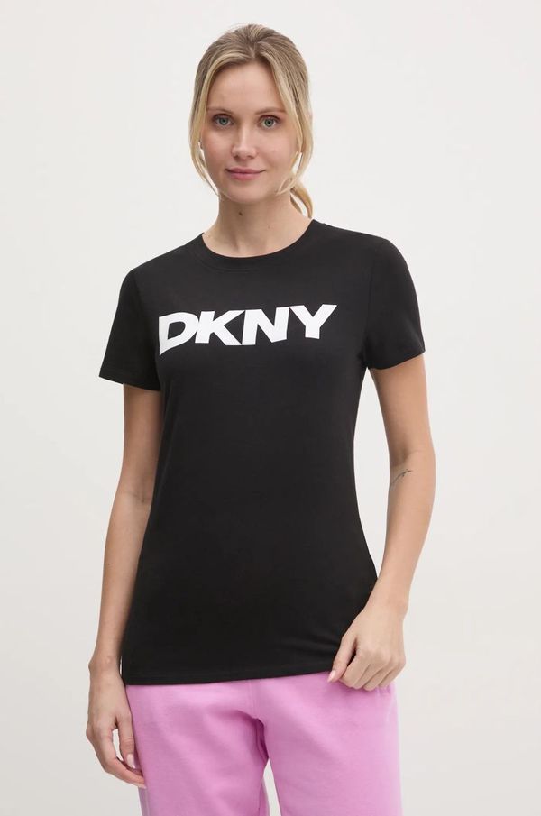 DKNY Kratka majica Dkny ženska, črna barva, DP5T9923