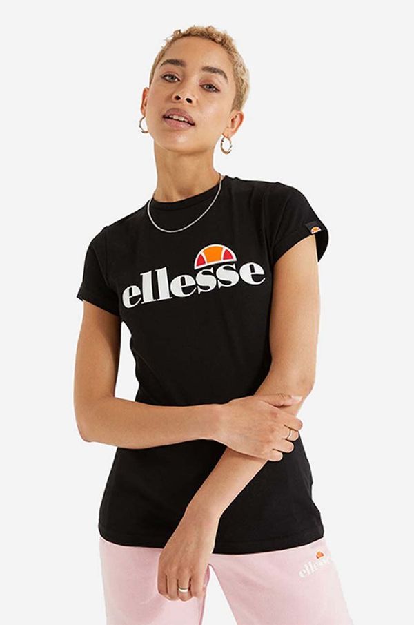 Ellesse Kratka majica Ellesse ženski, črna barva