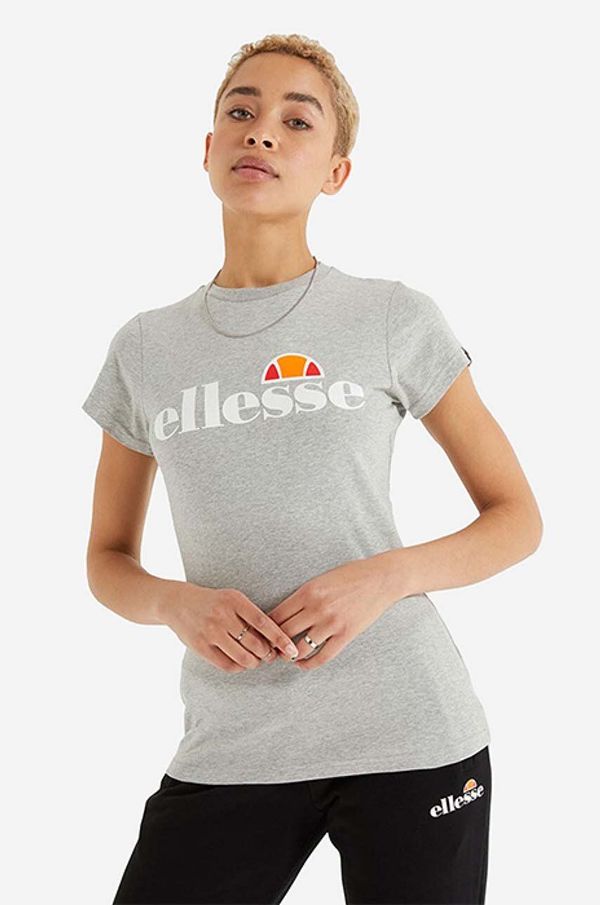 Ellesse Kratka majica Ellesse ženski, siva barva