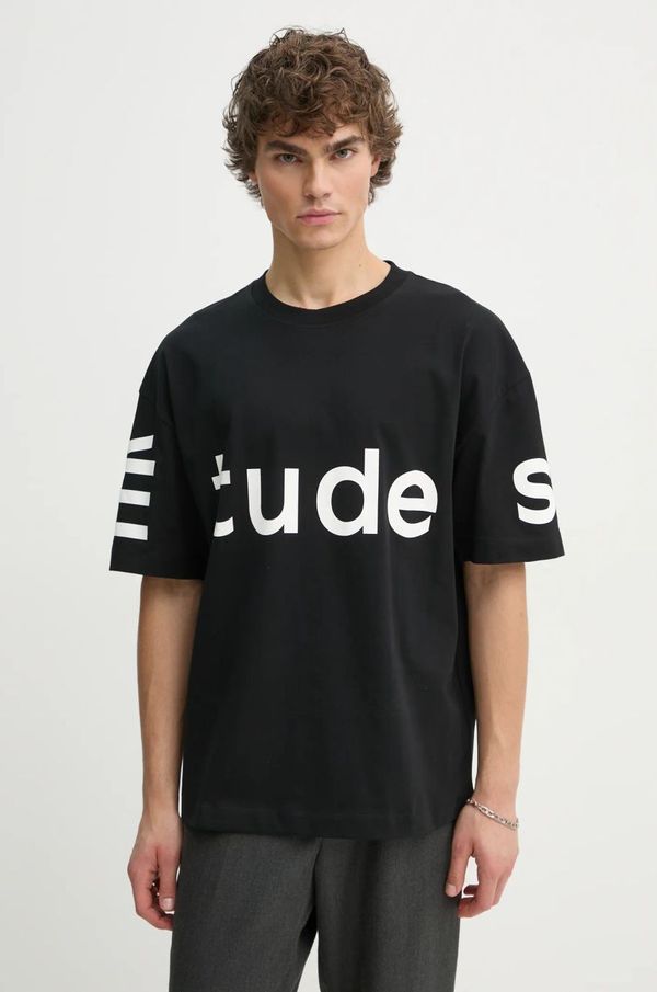 Études Studio Kratka majica Études Studio moška, črna barva, H24MMTSH132