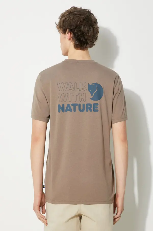 Fjallraven Kratka majica Fjallraven Walk With Nature T-shirt M