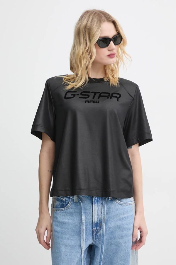 G-Star Raw Kratka majica G-Star Raw ženska, črna barva, D25073-D711