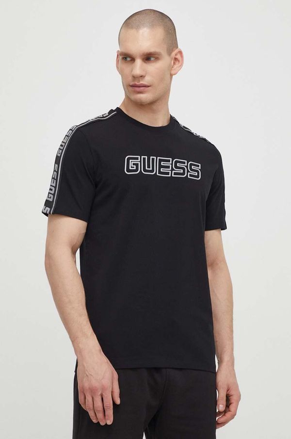 Guess Kratka majica Guess ARLO moška, črna barva, Z4GI18 J1314